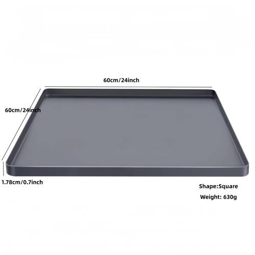 Portable Dog Training Mat Tray | Silicone Square Puppy Pad Holder for 24 X 24 Mat, Floor Protection for Home Use