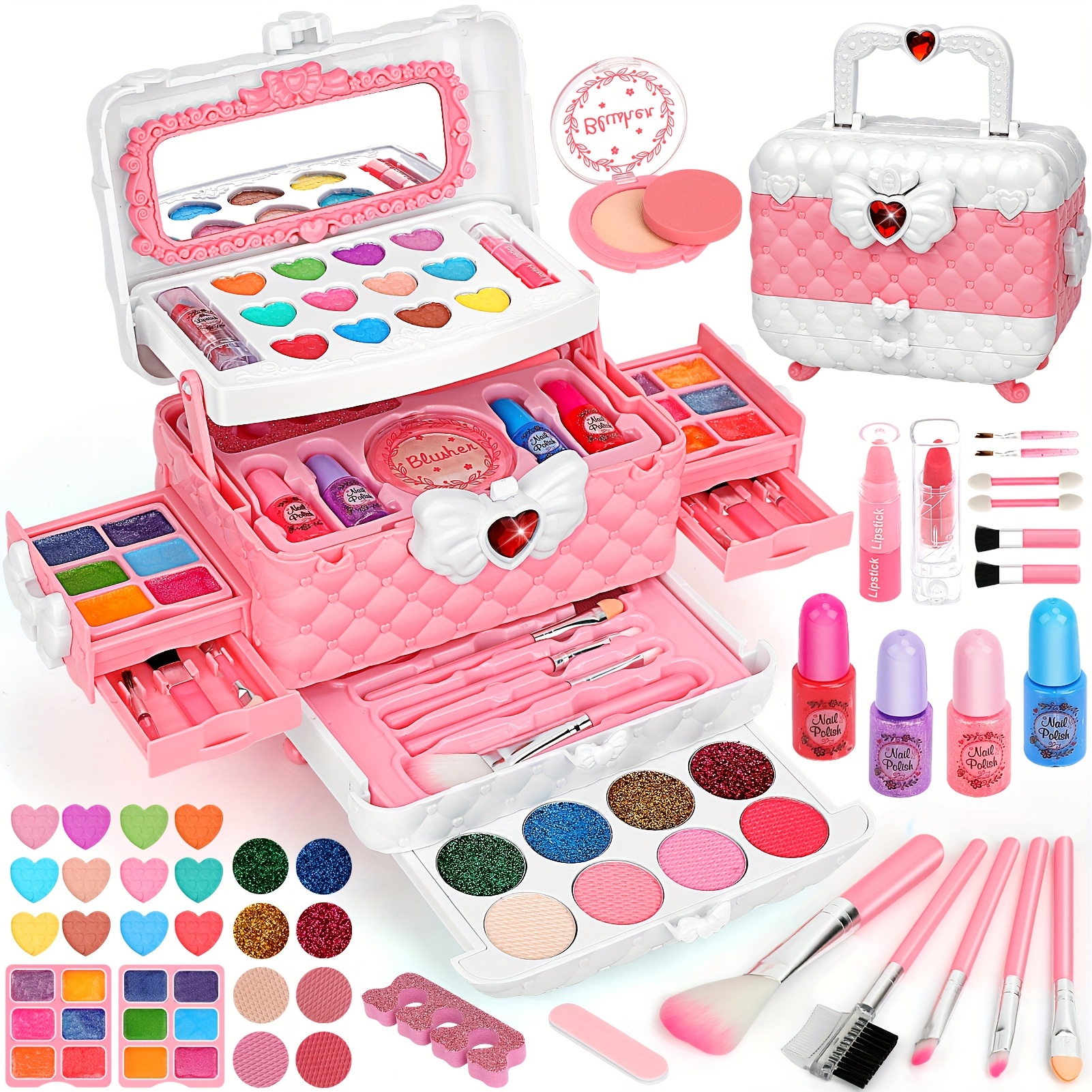 juego maquillaje niños 54 piezas juguetes maquillaje Temu Ecuador