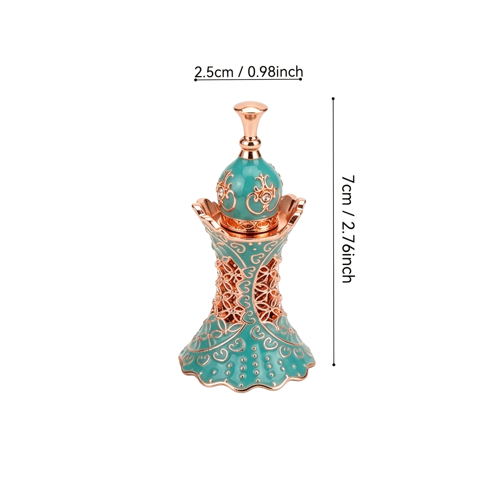 Image of Light Luxury Turquoise Enamel Dance Skirt Essential Oil | 5ml | Oriental Notes | Long-lasting And Layered Fragrance | Art Aesthetics | High-end | Gift For Birthdays, Holidays, And Anniversaries