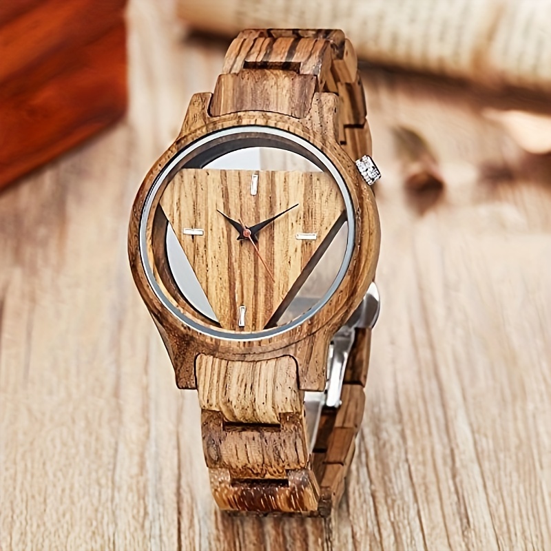  HUTAOMU Wooden Watch Women, Minimalist Casual Womens Wood Watch  Personalized, Roman Numerals Steel Dial Plate with Olive Wood Band,  Flexibility and Freedom for Comfort Wear : Clothing, Shoes & Jewelry