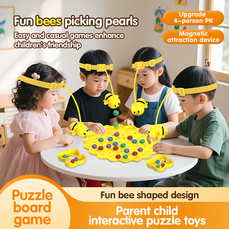 69pcs beehive fishing game set stem fine motor skills toy for kids ages 3 8 magnetic fishing rods multiplayer family board game classroom party birthday gift halloween christmas educational present best for christmas Product details 0