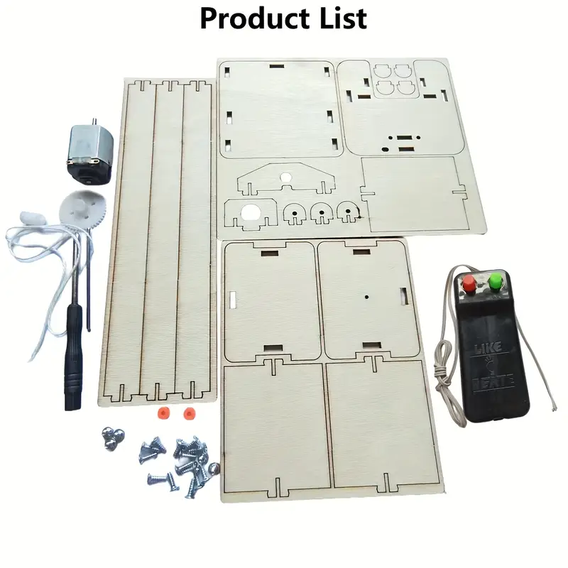 ערכת מודל ריכוז מעלית מעץ, סט ניסוי מדעי חינוכי steam, יצירת מודלים ופיתוח תחביבים, ערכת חומרים בעבודת יד, משפר מיומנויות חשיבה והנאה, מתנה מושלמת פרטי מוצר 4