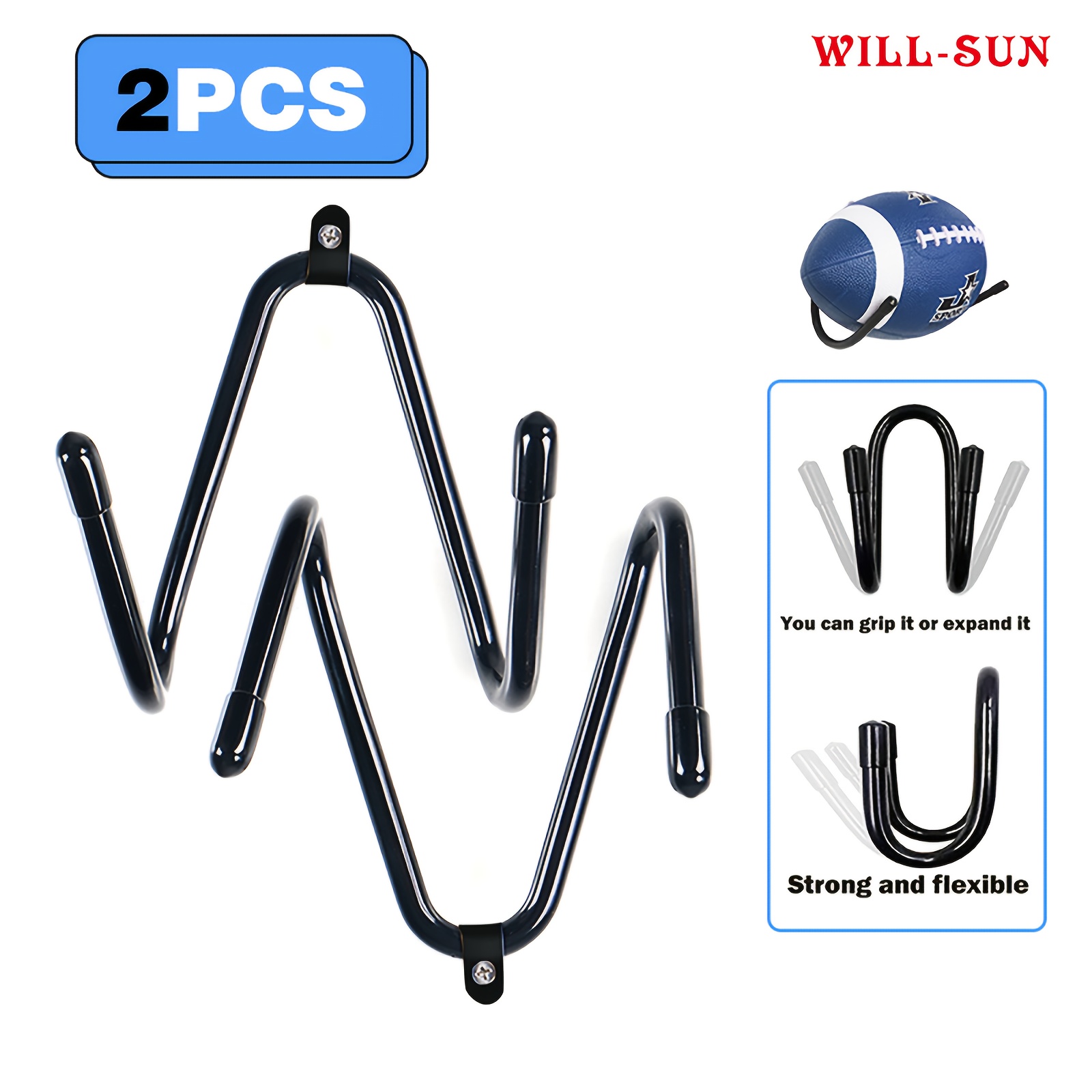 TEMU 1pc/2pcs/4pcs Colgador de Pared para Longboard, Soporte Multiusos para Tabla de , Gancho Ajustable para Violín y Guitarra, Montaje en Pared,