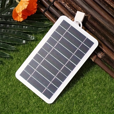 1 2pcs 5v 2w output usb solar charger with solar panels suitable for iphone samsung   and type c phones ideal for outdoor travel camping power banks   phone solar power charging great as a festival gift Product details 5