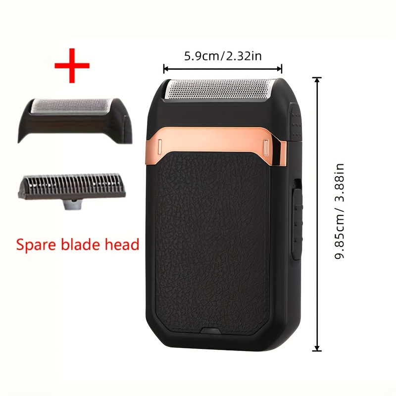 El afeitadora eléctrica FEIYBA es un regalo ideal para hombres durante las fiestas. Cuenta con carga USB y permite un corte preciso de barba, patillas y cortes de pelo. Adecuada para uso en el hogar, el coche y viajes. - Imagen 7