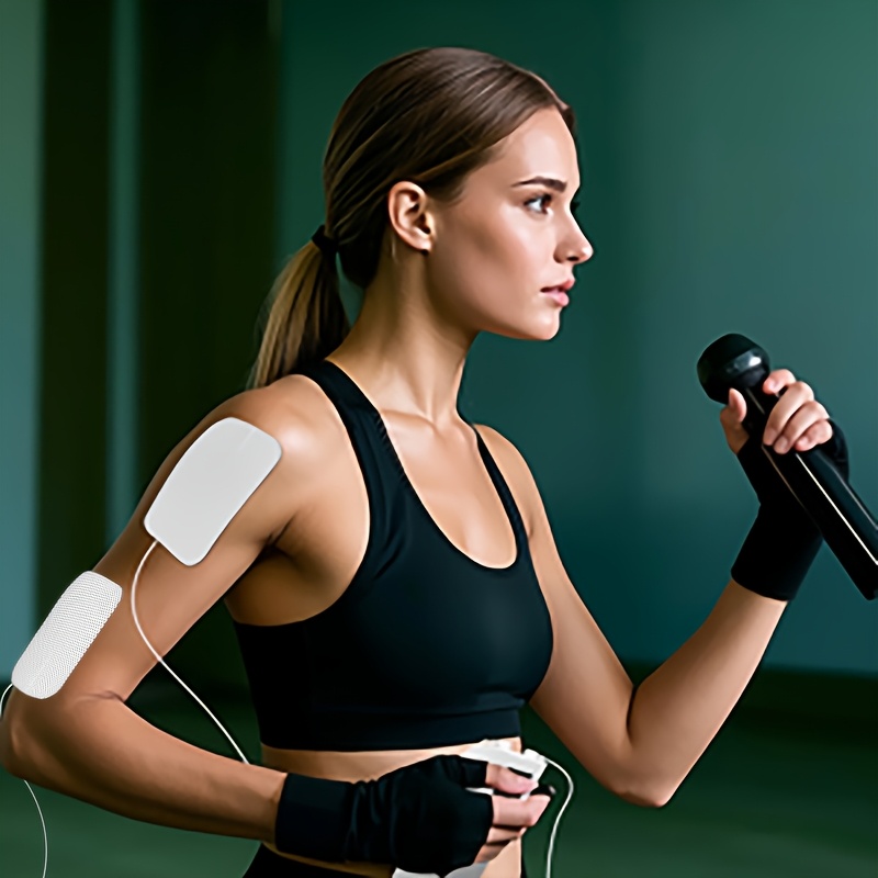 BHK-TNES 24 Mode 40 Intensity Adjustable Digital Meridian Massager with EMS Relax, Dual Channel & 8 Patches - USB Rechargeable Portable Full Body Pain Relief for Home Use, Sleek Device Design | Userfriendly Interface