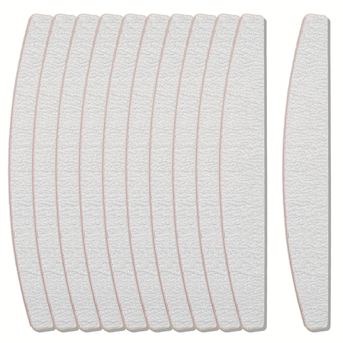 100/180 Density Frosted Nail File and Buffer Professional Double-Sided Emery Plate Acrylic Nail Repair Tool