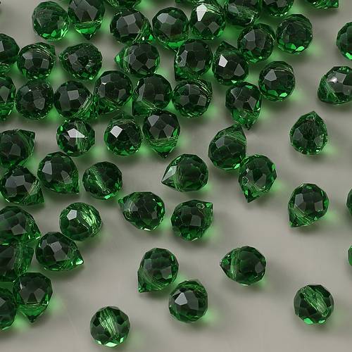 40pcs 8x10mm colourful transparent glass charms beads strawberry quartz beads for jewelry making 11 colors shiny teardrop shape beads for jewelry making necklace bracelet earring diy dream catcher wind chime decoration craft