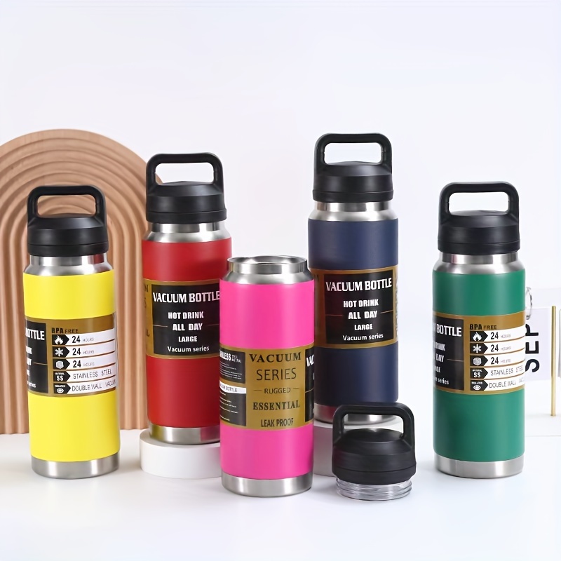 

27oz New Stainless Steel Single-layer Sports Water Bottle, Single-layer Large Capacity Mouth, Small Straight Cup, Outdoor Portable Single-layer Cold Water Cup