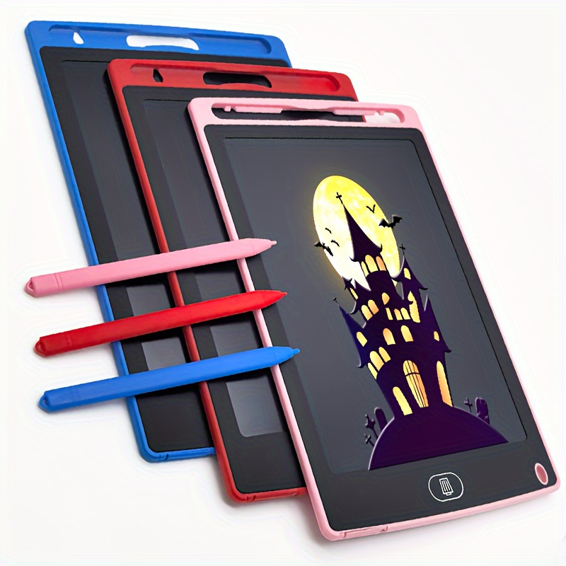 La tableta de escritura LCD está disponible en tamaños de 6.5, 8.5, 12 y 40.64 cm, atendiendo a diversas necesidades. Permite borrar fácilmente con un clic los garabatos, lo que permite la creatividad en el dibujo, cálculos, notas y borradores. - Imagen 16