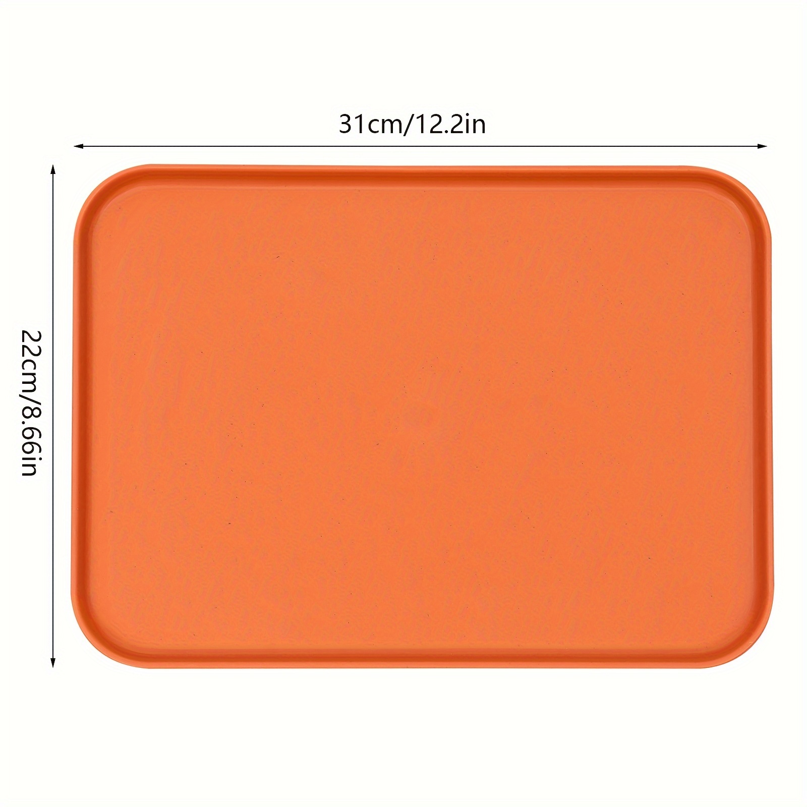 TEMU 20pcs Rectangular Trays Food Trays, For Canteens, Cafeterias, Kitchens, Hotels, Snack Bars, Schools And Restaurants, And To Better Deliver Hot