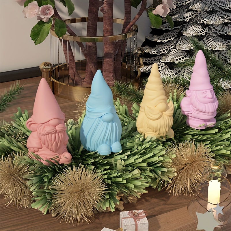 

Cute Gnome Decoration Ornament Candle Mold For Diy Home Decor