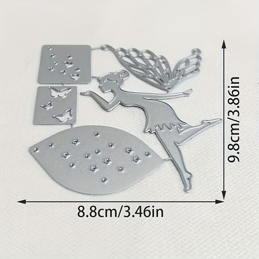 Dancing Elf Metal Cutting Die For Diy Scrapbooking, Handmade Greeting Cards & Gift Card Crafting - Embossing Stencil Tool