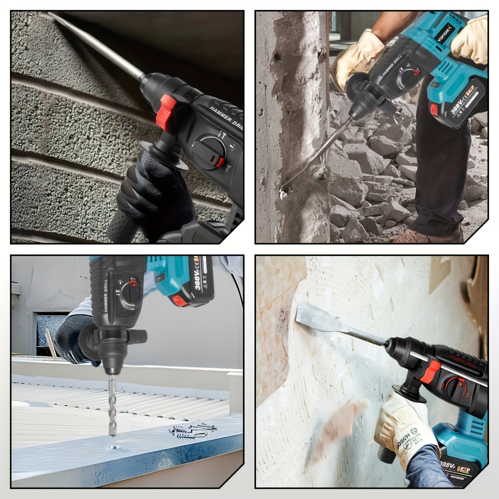 Accuboormachine Set met Borstelloze Motor Compatibel met YOFIDRA Accu's