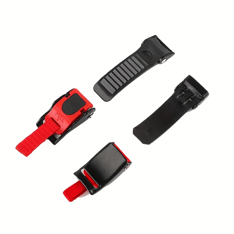 TEMU Set fibbie di per da moto, cinturino per il mento a sgancio con meccanismo , spallacci regolabili, per moto, biciclette, ATV e scooter