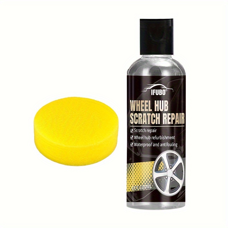 TEMU Car Wheel Scratch Repair & Polishing Kit - Restores Shine, Removes Tire Rim Oxidation