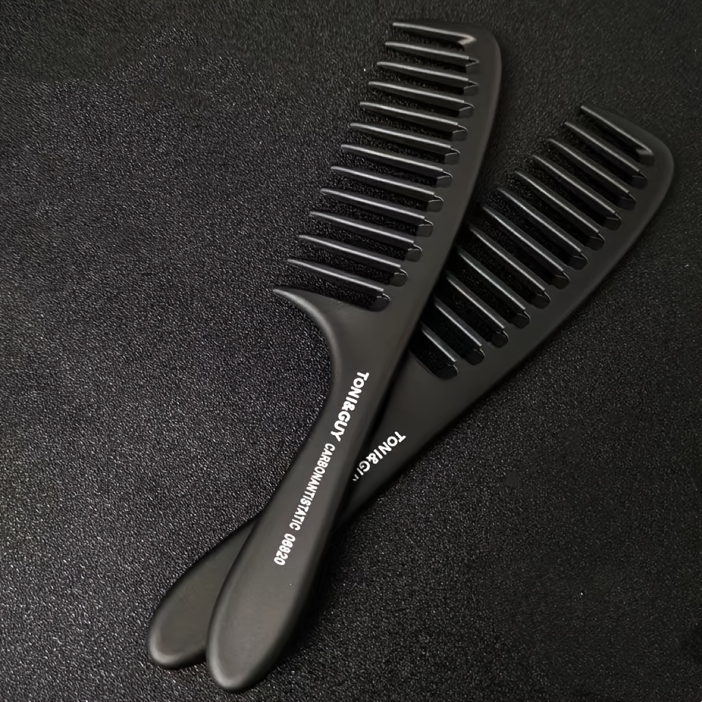 

1pc Anti-static Hair Comb For All Hair Types - , Wide Tooth Design With Handle