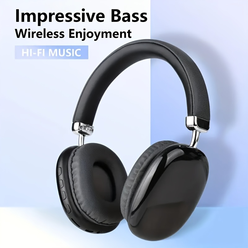 TEMU 2025 Over-ear Wireless Headphones - Ultra-long , Noise-canceling Stereo Comfortable Headphones, Over-ear Design, Built-in Hd Microphone,