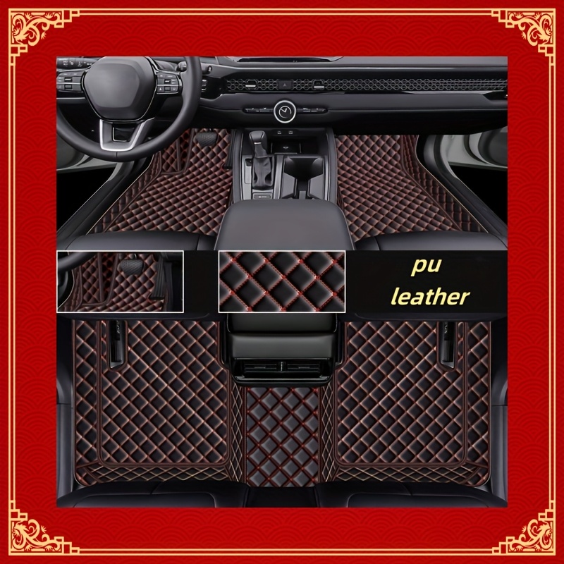TEMU 3pcs Guangzhou For C-hr 2018-2021 Pure Gasoline Version Left Car Anti-slip Foot Pad Luxury Faux Pu Faux Pu Leather Anti-slip Floor Mat Interior