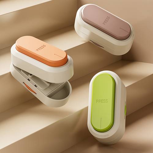 high aesthetic rectangular easy to cut drug cutter sturdy design aids easy cutting ideal for daily use precise pill slicer tool