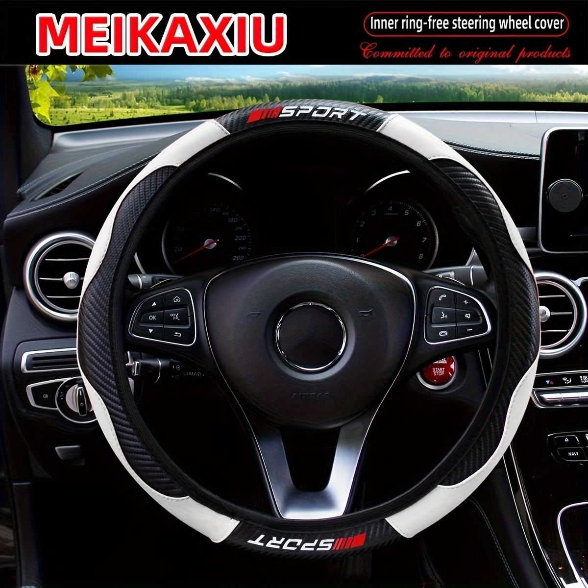 Elastic Car Steering Wheel Cover