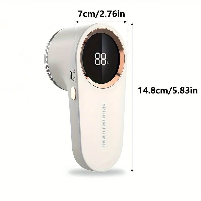 електрическа машинка за премахване на катинари, премахване на катинари и машинка за подстригване на тъкани с двойни остриета – преносима и лесна за почистване за дома или апартамента. включва индикатор за ниво на батерията (чудесен коледен подарък) 4