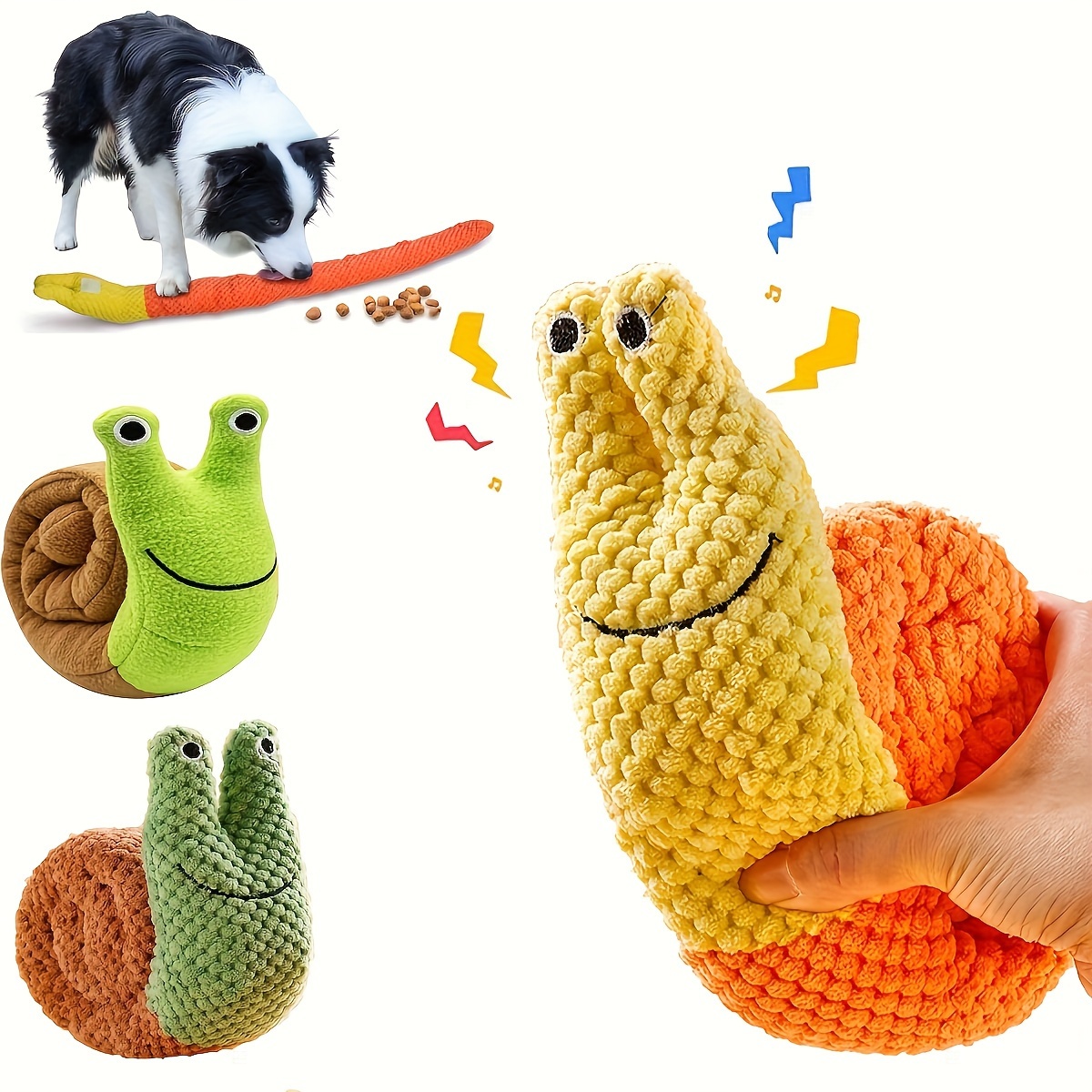 

1pc Pet Grinding Teeth Squeaky Plush Toy, Chewing Toy For Dog Interactive Supply