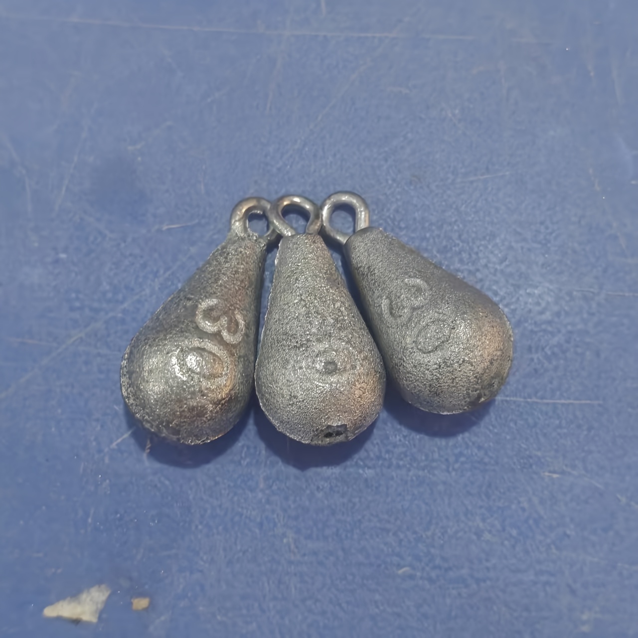 TEMU Juego de 3 piezas de plomadas giratorias tipo de agua con , plomo seguro para la línea