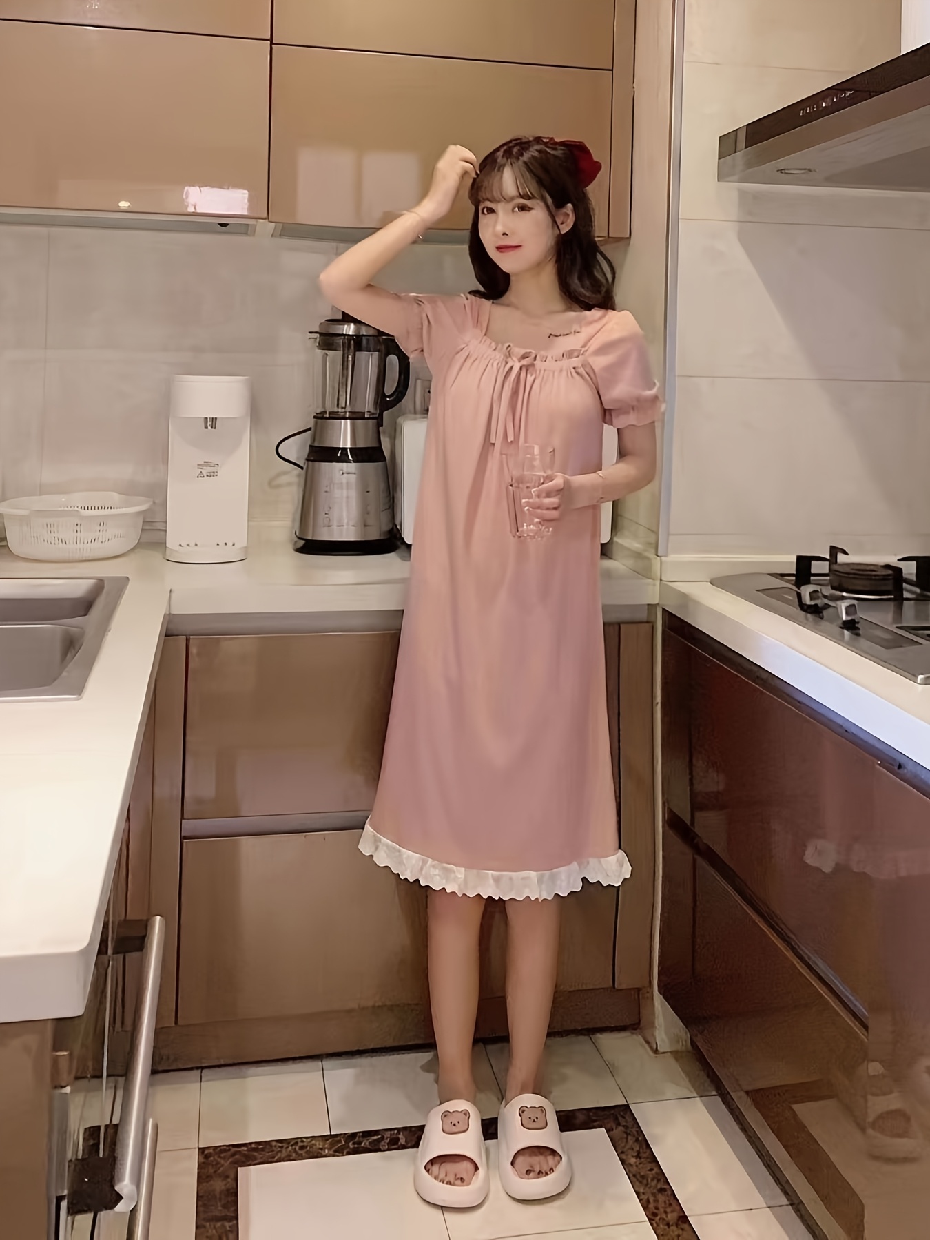 bathrobe women spring autumn new princess - Temu Bahrain