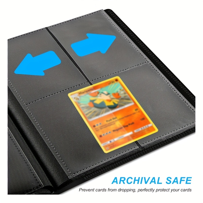 a four pocket card binder a capacity 160 cards featuring 8 - Temu Cyprus