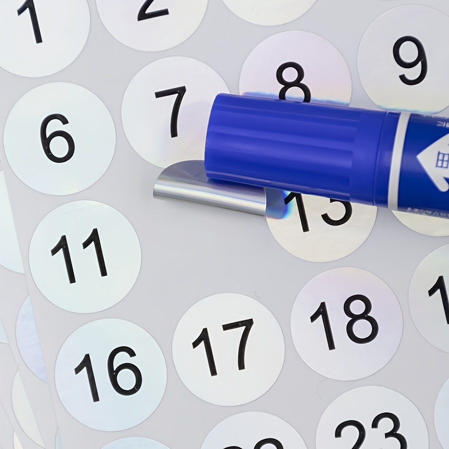 400 PCS 50mm Gommettes Autocollantes Rondes 10 Couleurs Pastille Autocollante De Couleur 50