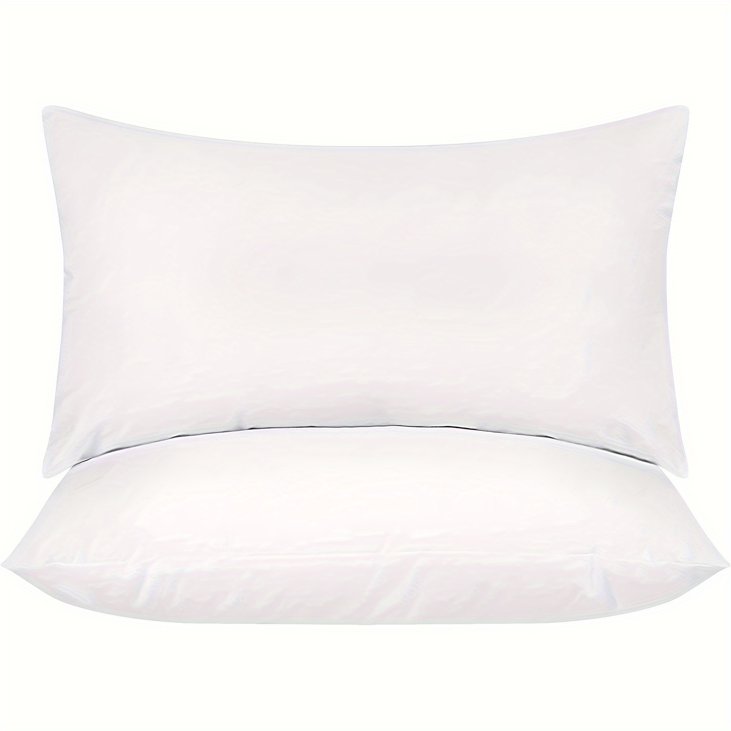 TEMU Pillow Pillows-a Pack Of 2 White Pillows, Used To Decorate Pillowcases, Pillows On The Bed And Sofa Pillows Room.