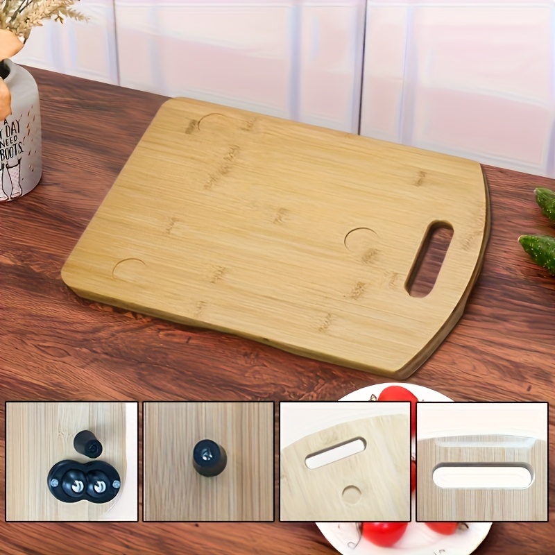 E-shop Multifunktionale Holzrutschmatte für -Kaffeemaschine - Rutschfeste Basis, Kompatibel mit TM5/TM6// Modellen, Schützt Küchenböden und Erweitert