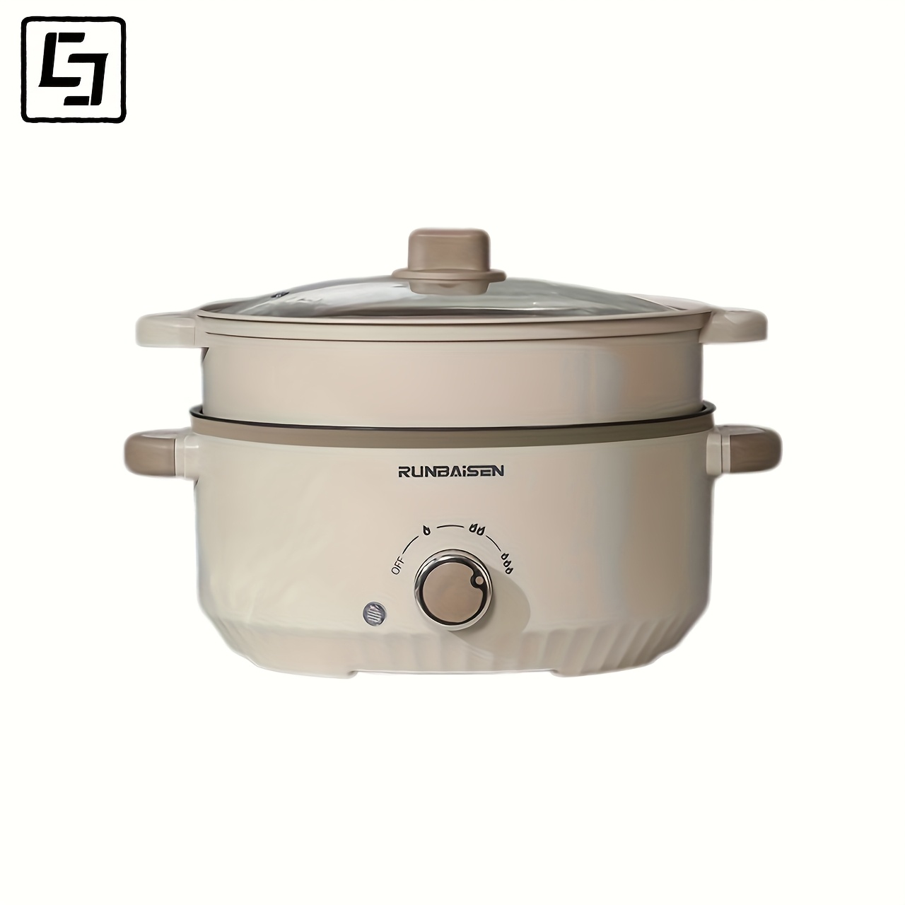 24cm eu standard dual layer electric cooker multifunctional rice cooker and steamer non stick electric frying pan for   use suitable for parties       temperature   noodles rice   soup seafood   pot 2 5 people capacity