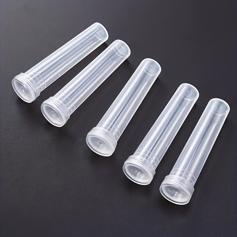 

30-piece Waterproof Plastic Floral Stem Tubes - Small Rose Vials For Flower Arrangements & Decorations