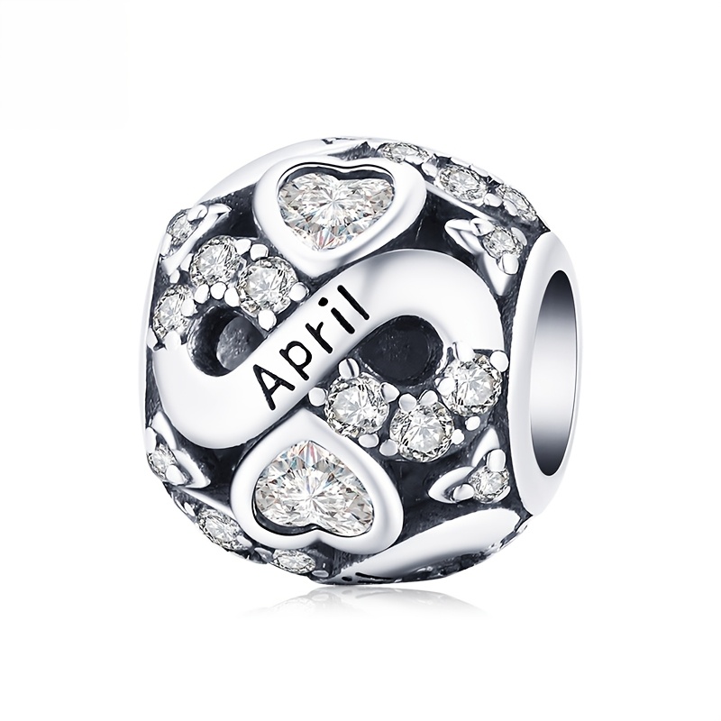 Women's Elegant Birthstone Infinite Love Heart Pendant