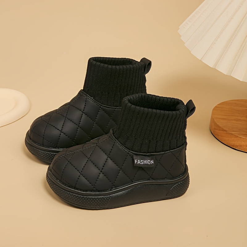 botas invierno cómodas acolchadas niños forro caliente Temu Chile