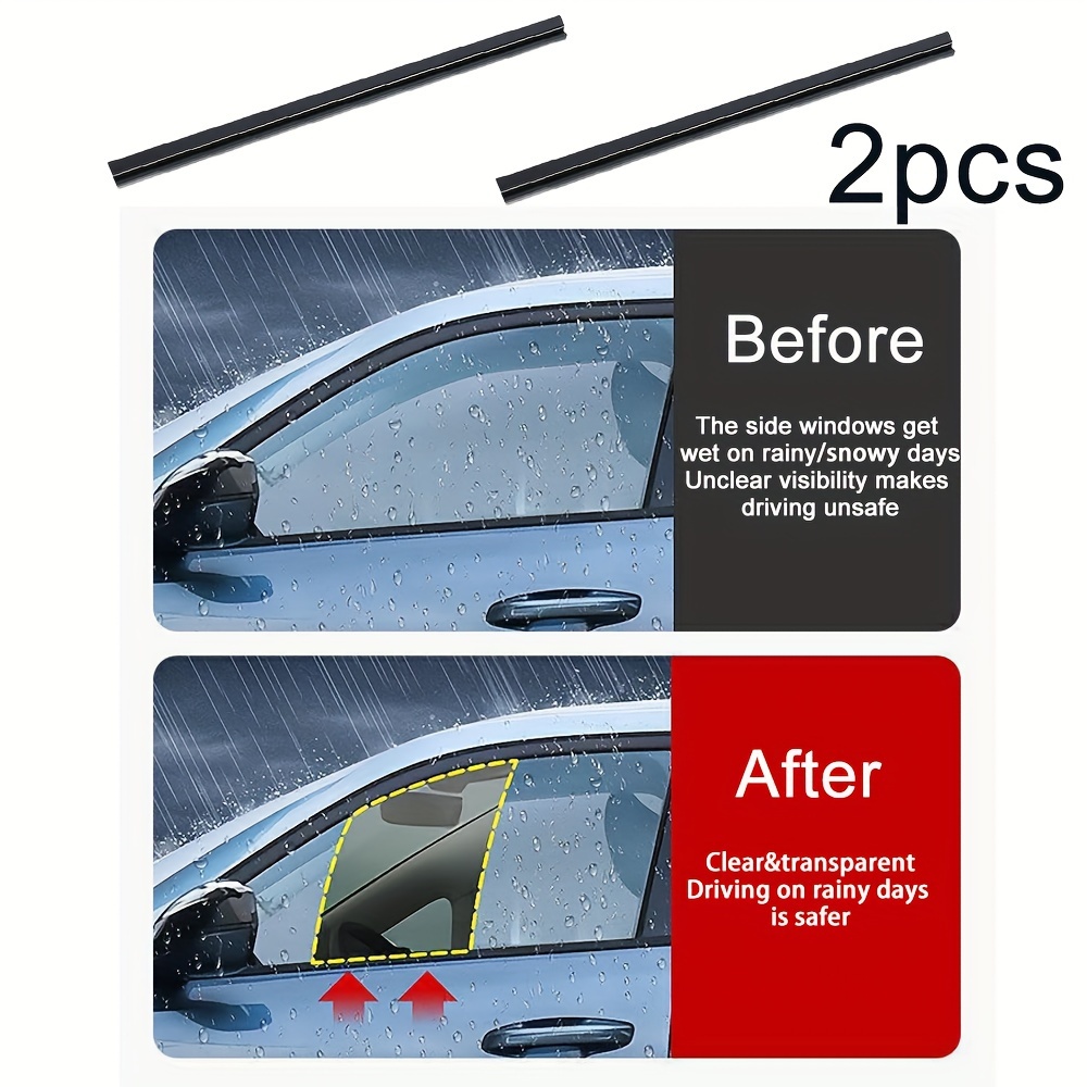 2片装 侧窗雪泥刮水器 双橡胶雨刮片 - 左侧雨刮片确保清晰视野，适用于驾驶员及乘客侧车窗 商品详情 2