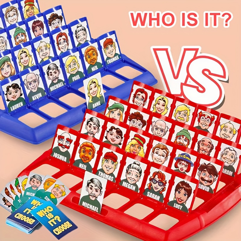 ¿Quién soy yo? Juego de mesa, Juego de mesa para fiestas familiares, Juego novedoso, Ju...