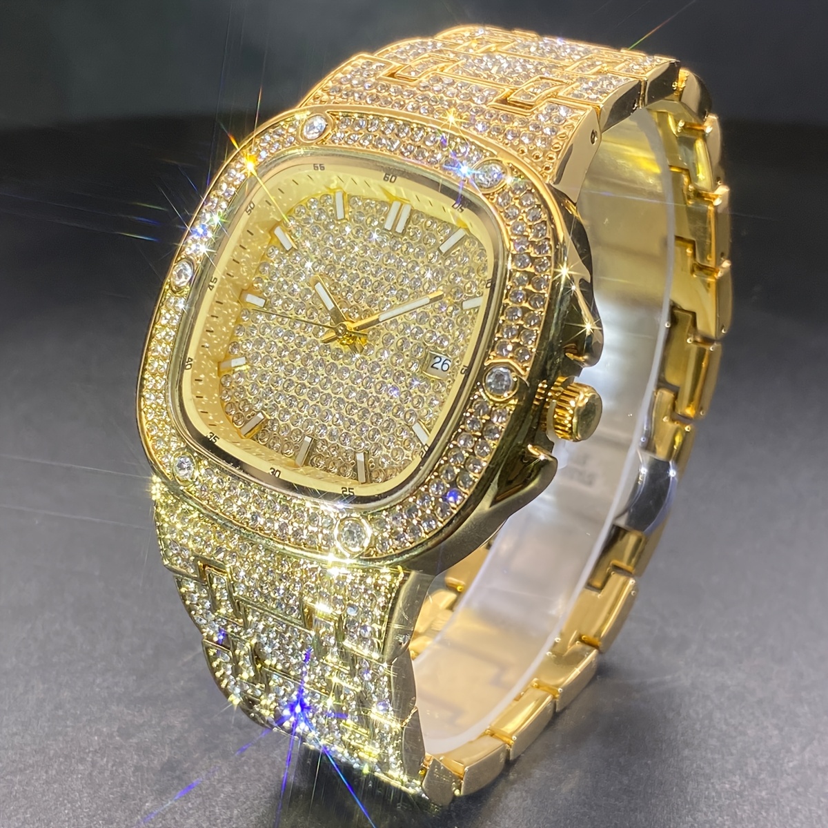 latest chilled mens watch with street   drill hip   watch for women with luminous scale for couples jewelry accessories Product details 2