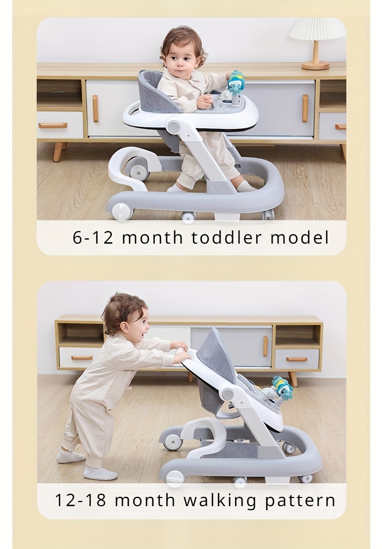 walker with wheels and seat walker helper multi functional stable can sit and push learning cart details 2