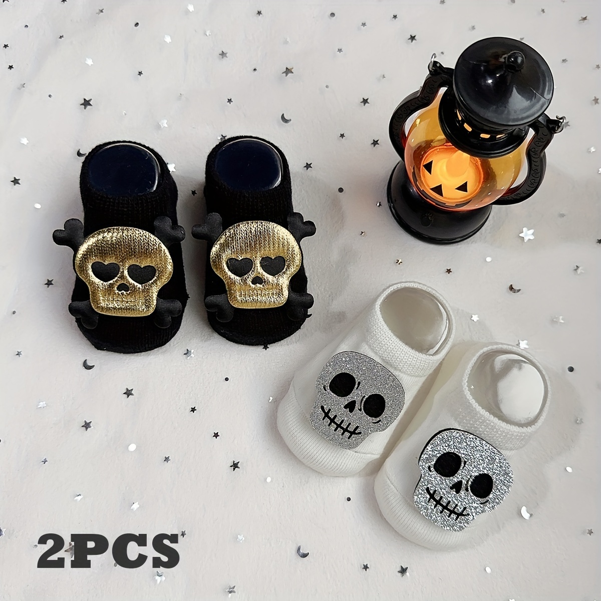 

2pcs Skull Doll Ankle For - For Halloween, All