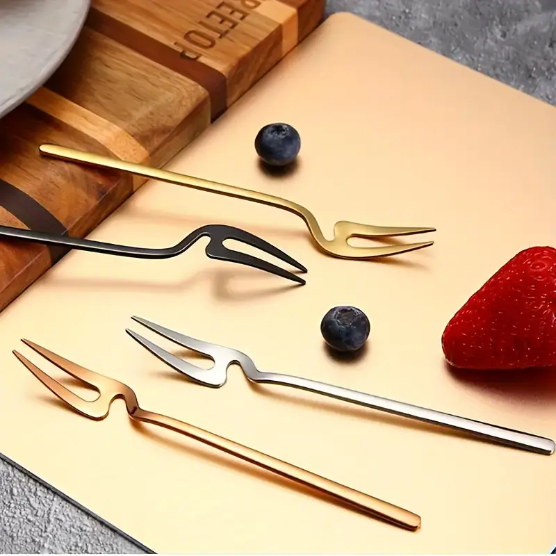 6 12pcs set of stainless steel spoons creative sandblasting cup spoons western knife and fork spoons dessert coffee spoons fork dessert spoons unique square spoon golden Product details 2