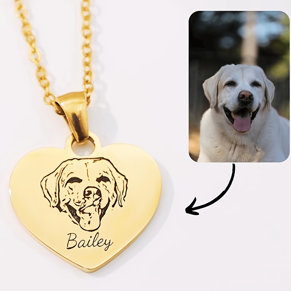 Personalized Custom Photo Necklace for Women