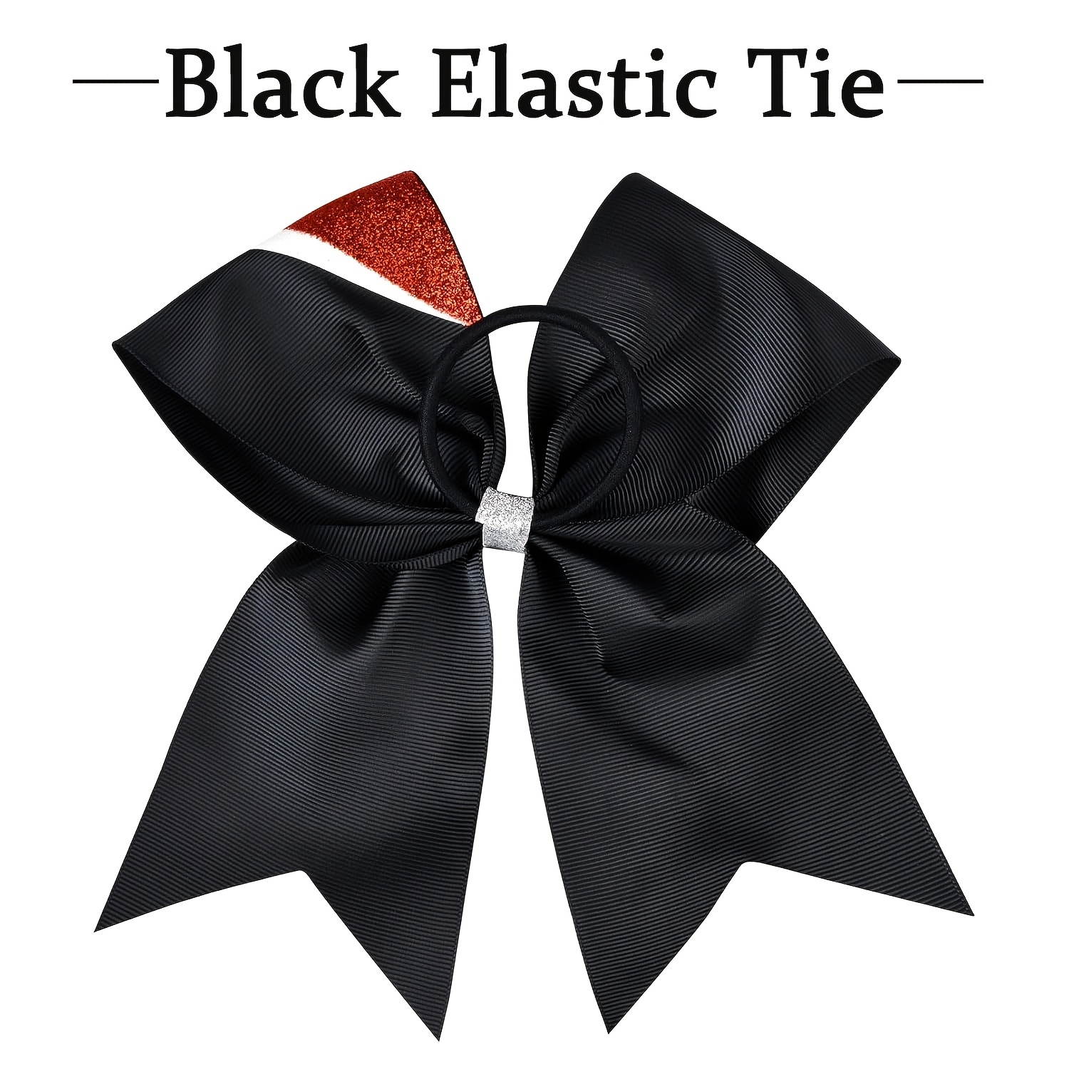 Cheerleader Jumbo Cheer Bow – 6 Stück, 20,3 Cm Große Haarschleifen Für Cheerleading, Schule & Sport