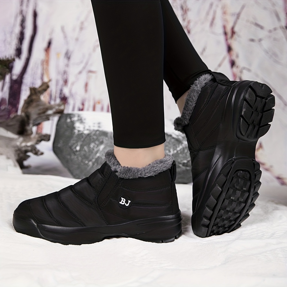 Men's Snow Sneakers and Winter Warm Shoes for Indoor/Outdoor