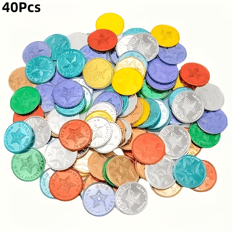 TEMU 20pcs/40pcs Colored - Mixed Colors, Plastic, Ideal For Birthday Parties, Adventure Themes, Christmas, And Party Decorations, Party Decorations |