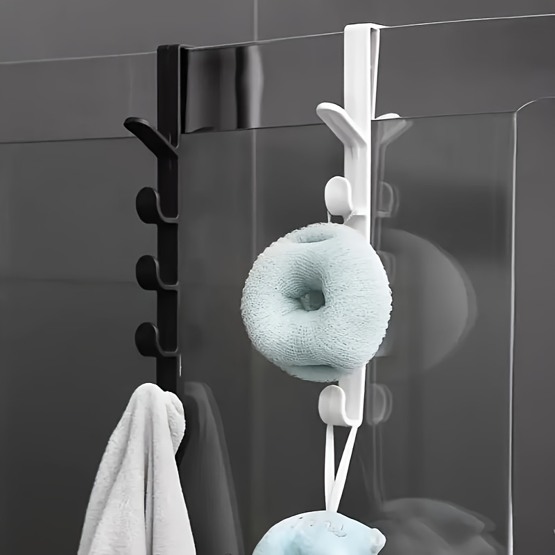 4-Piece Set of 5-Hook Door Hook Back Bag Organiser