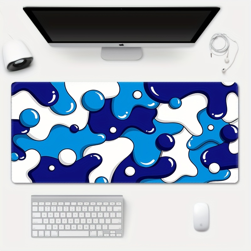 

1pc Classic Blue Camouflage Mouse Pad Large Office Gaming Desk Pad Non-slip Rubber Mouse Pad Hd Computer Keyboard Mouse Pad Anime Hd Pattern Mouse Pad Animation Mouse Pad For Laptop