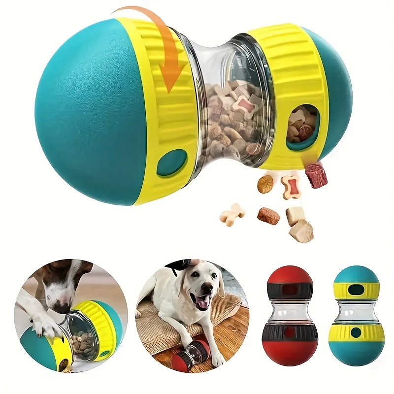 

A Fun Interactive Puzzle Ball For Pets, Adjustable Cartoon Snack Dispenser Dog Toy, Plastic Slow Feeder, Suitable For Small Dogs, Without Battery